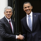 Obama with Portugal Prime Minister José Sócrates Carvalho Pinto de Sousain 2010. (Pierre-Philippe Marcou/AFP/Getty Images)
